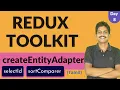 Redux Toolkit Tamil - createEntityAdapter selectId sortComparer