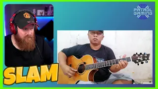 Download ALIP BA TA Gerimis Mengundang (Slam) Guitar Cover Reaction MP3