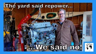 DIY major maintenance on two YANMAR 4JH4-TE 75hp’s – Part 1 Episode 40 #yachtrefit