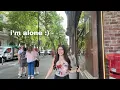 I traveled to London alone