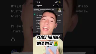 React Native WebView for Rich Text