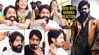 rocking star yash finally removing beard after kgf 2 release radhika pandit news buzz