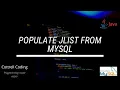 Populate JList from MySQL