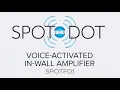 In-Wall Mount and Amplifier for Amazon Echo Dot