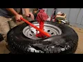 How to use a Harbor Freight Manual tire changer - It s EASIER than I thought it would be