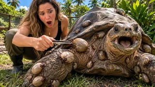 Thousands of Ticks Found Living On My Giant Tortoise!