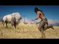 NATIVE AMERICAN Hunting Legendary White BISON in Red Dead Redemption 2 PC Vol 17