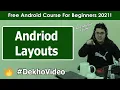 Linear Layout Relative Layout In Android Android Tutorials in Hindi