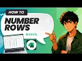 How to Number Rows in Excel Tested