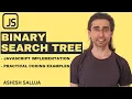 Binary Search Tree in JavaScript with Practical Example Data Structures in Hindi