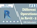 Modify Split with Gap Move Copy Rotate Trim Extend Corner in Revit Architecture
