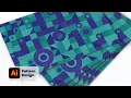 Abstract Geometric Pattern Adobe Illustrator Tutorial Using Randomus Script