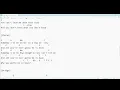 Mean - Taylor Swift A minor and Chords