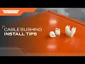 Tips for fixing a broken shift cable linkage with replacement bushings