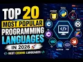 Top 20 Most Popular Programming Languages in 2026 Best Coding Languages
