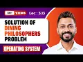L-3 13 Dining philosophers Problem and Solution using Semaphore in Operating System
