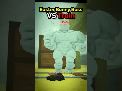 Easter Bunny Boss VS Speeding Train in Roblox Dead Rails! 🚂🐰