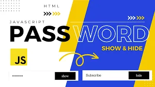 JavaScript Tutorial How to Implement a Password Visibility Toggle