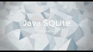 Simple Java App with SQLite Database
