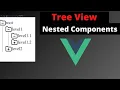 Tree view using nested components in vue3