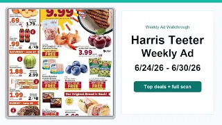 Harris Teeter Weekly Ad 26 - 26 Best Deals
