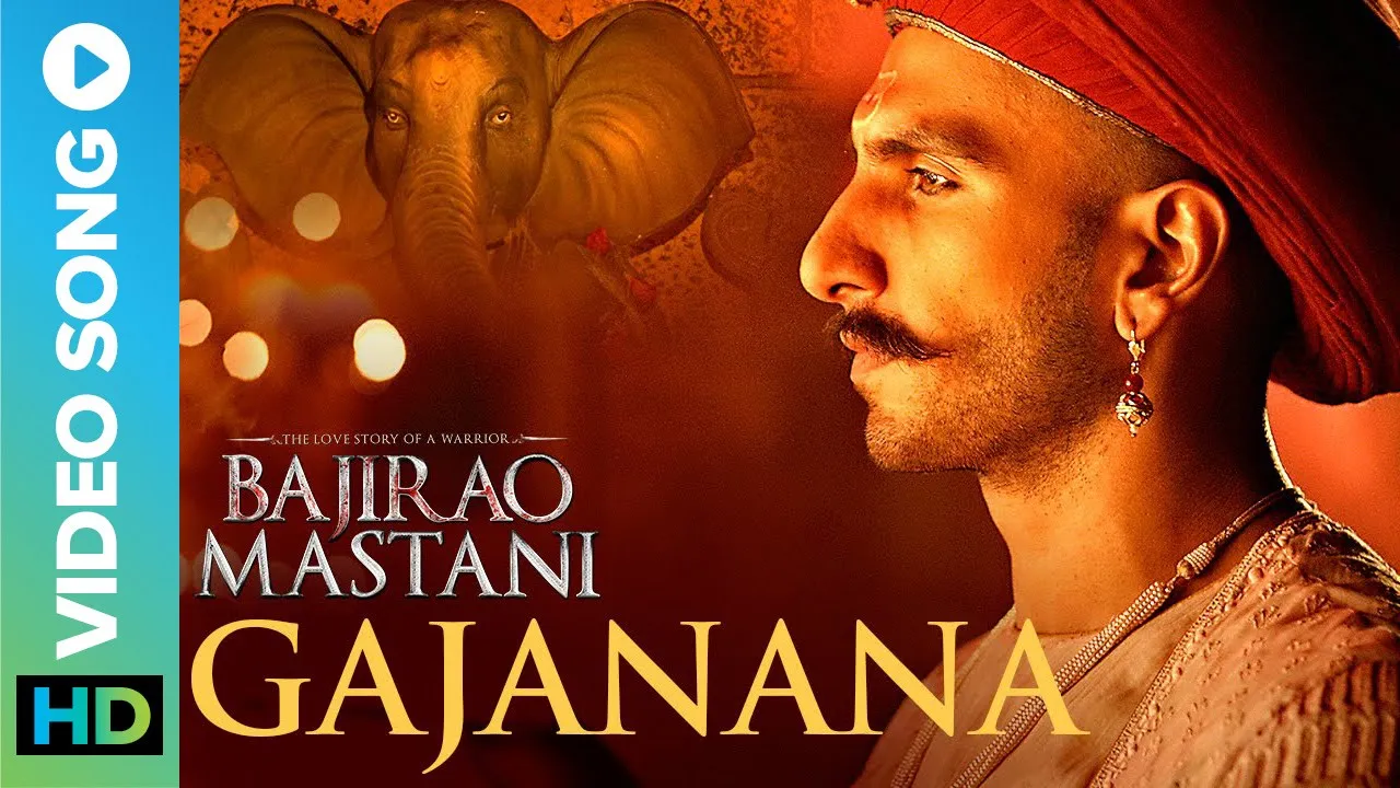 Gajanana - Full Video Song | Bajirao Mastani | Sukhwinder Singh | Ranveer Singh, Priyanka, Deepika