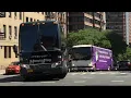 Hampton Jitney Prevost H3-45 X3-45 Turning onto Lexington Avenue E 96 St