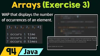 Arrays in Java Exercise 3