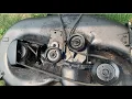 HOW-TO Craftsman LT2000 riding lawn mower v-belt replacement and routing