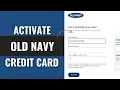 How To Activate Old Navy Credit Card