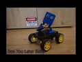 Simple robot platform remotely controlled from PC by python script