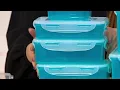 LocknLock 7-Piece Multi-Shape Set with Colored Bodies on QVC