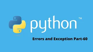 Errors and Exceptions Homework in Python Part-60