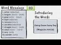 Workshop Vocabulary Basic L34