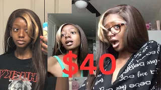 This GLUELESS wig is only 40 Ebonyline wig review