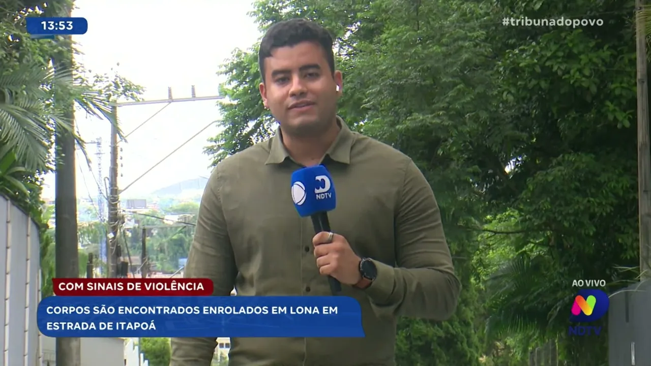 Caso chocante em Itapoá: dois corpos são descobertos enrolados em lona