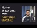 Flutter Animated ListView Widget Flutter Widget Of the Week Stop using ListView builder widget