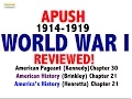 American Pageant Chapter 29 APUSH Review APUSH Period 7 World War I