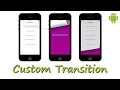 Custom Transition Android Tutorials From Treehouse