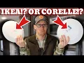 Who Makes the Better Plate Ikea VS Corelle