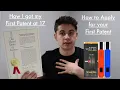 How I got my First Patent - How to Apply for a Patent