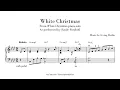 Download Lagu White Christmas - Beautiful piano solo - Sheet music
