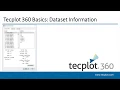 Dataset Information in Tecplot 360
