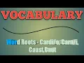 Vocabulary Word Root - Caust Caut