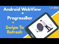 Android WebView ProgressBar Swipe to Refresh Custom Error Page On Network Failure Tutorial
