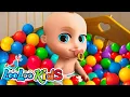 Download Lagu Johny Johny Yes Papa - Learn Colors with Colorful BALLS + Baby Shark Surprise Eggs - Kids Songs