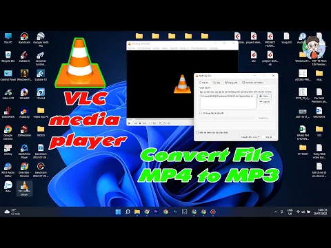 Download MP3 Convert mp4 files to mp3 with VLC media player software on Windows 11