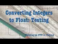 Building an FPU in Verilog Converting Integers to Float Testing