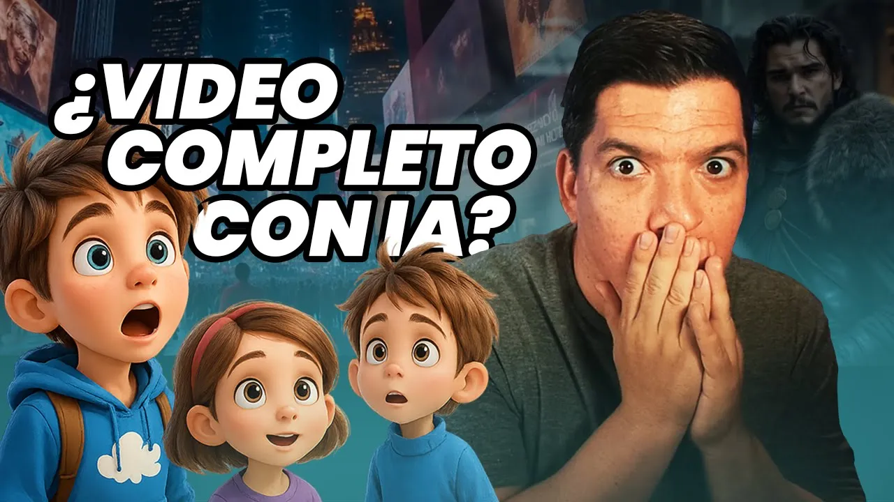 Probé esta IA que crea videos de hasta 60 MINUTOS con un PROMPT