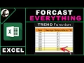 How to Use the TREND Function in Excel